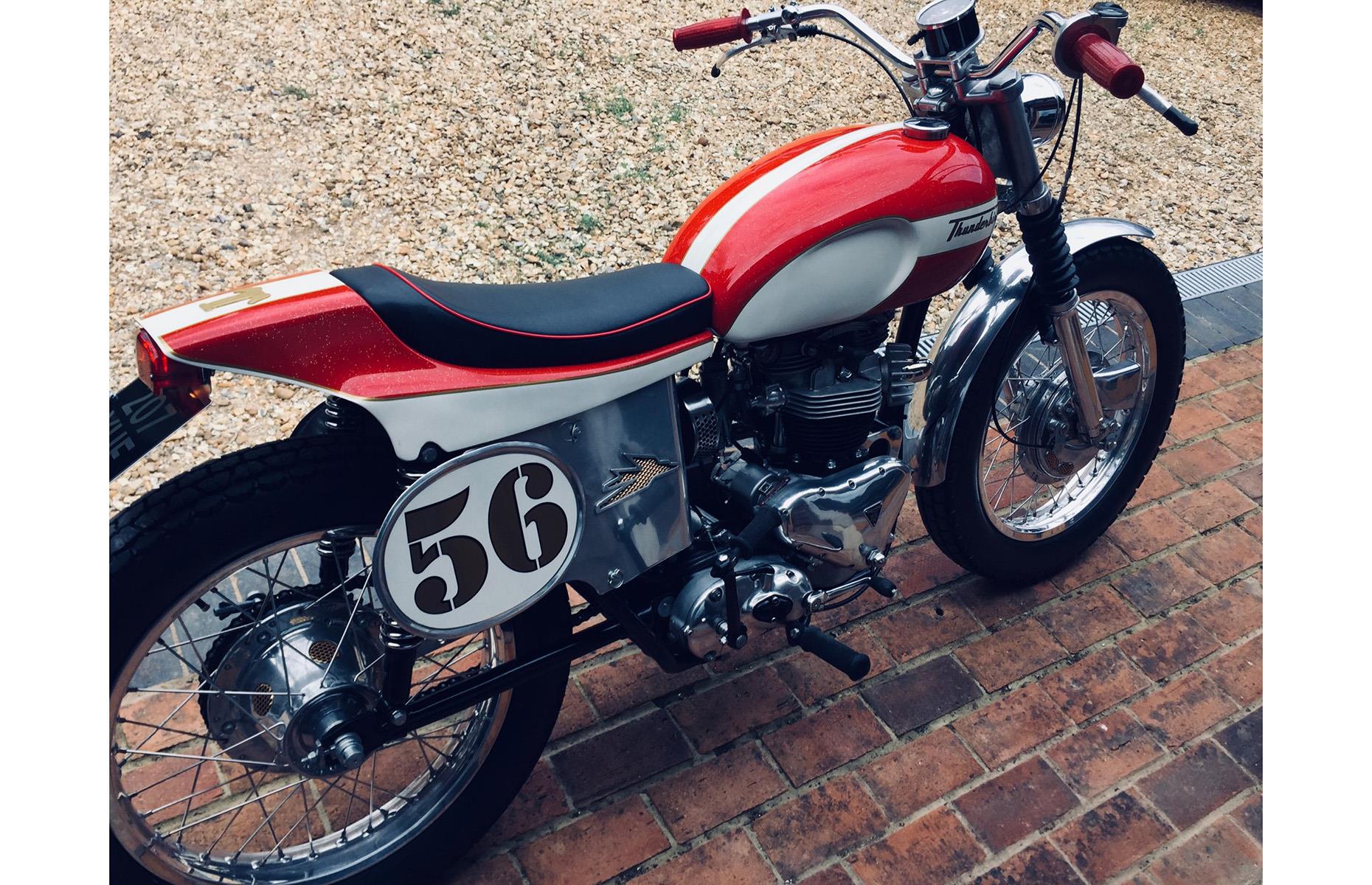 James Martin's motorbike